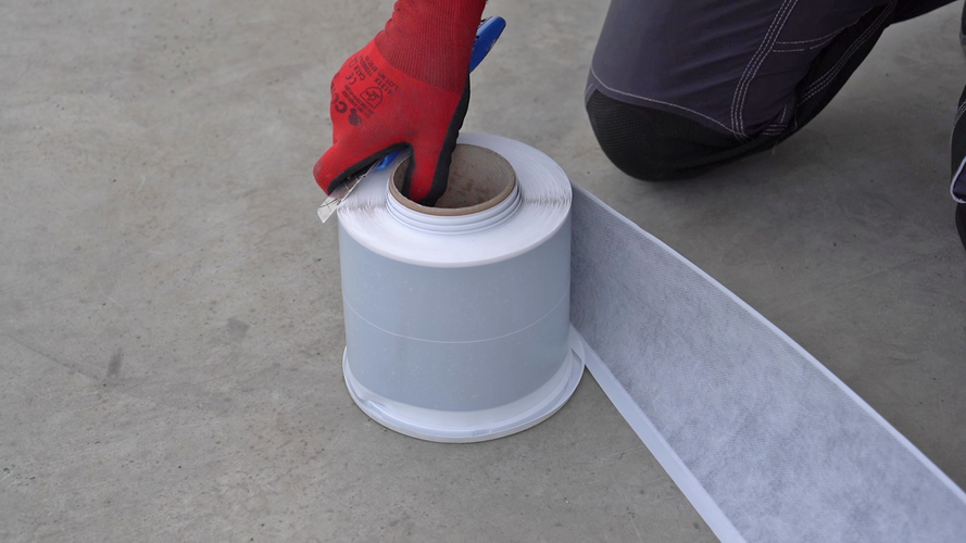 Impermeabilización de encuentros con la banda autoadhesiva Imperband Butilo Velo Pro