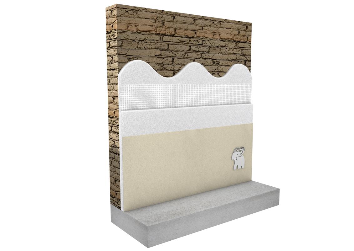 SISTEMA DE TRATAMIENTO DE PARED DE PIEDRA O ADOBE CON PRESENCIA DE HUMEDADES