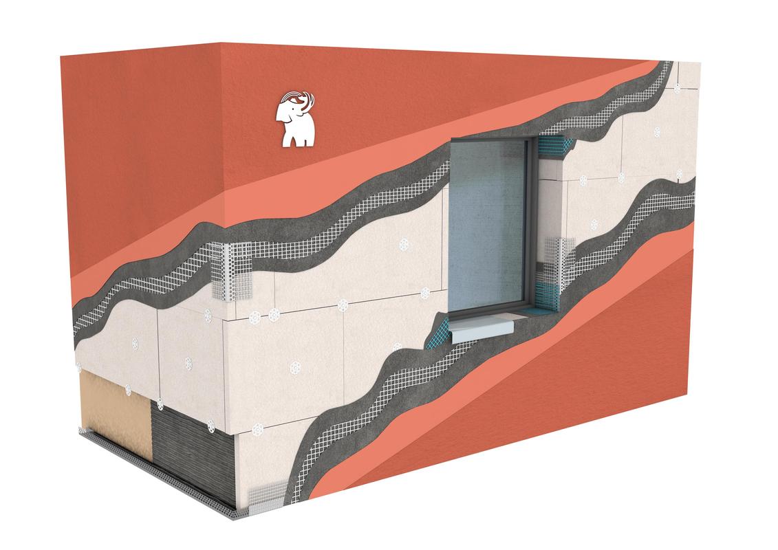 AISLAMIENTO TÉRMICO EPS POR EXTERIOR ACABADO CON REVESTIMIENTO ACRÍLICO - SATE